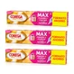Corega Triplo Max Fixation + Comfort Cremă de fixare pentru proteze dentare, 3 x 70 gr