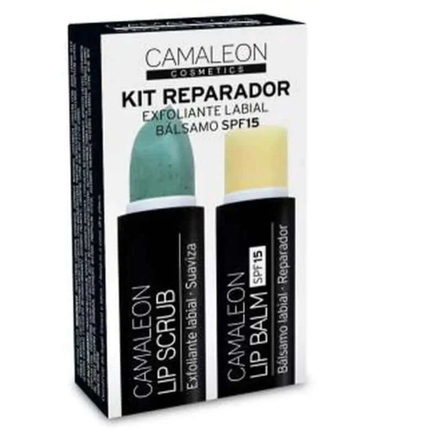 Camaleon Cosmetics Camaleon Lip Repair Kit + Exfoliërende Scrub van Meloen