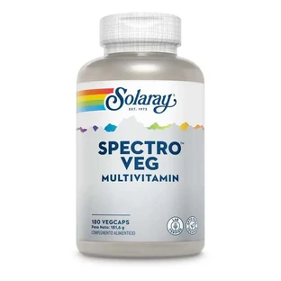 Solaray Spectro Vegetarisch, 180 Kapseln