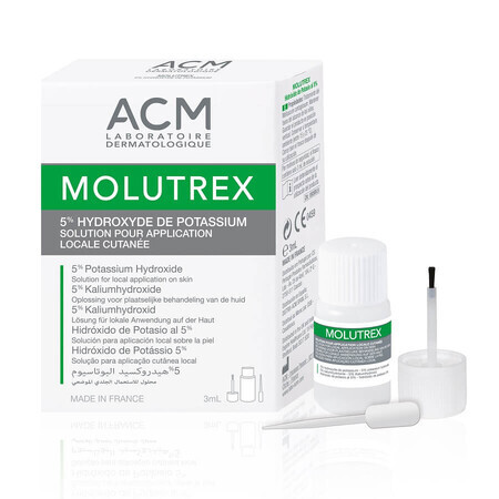 Behandeling voor Molluscum Contagiosum Molutrex, 3 ml, Acm