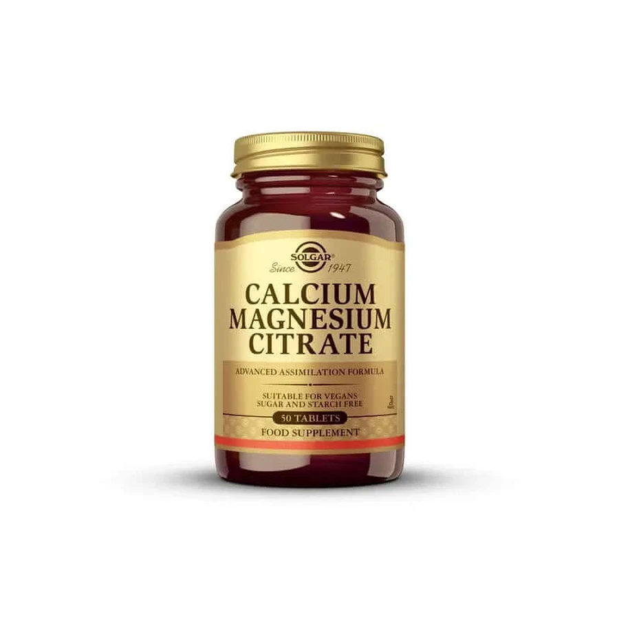 Solgar Calcium/Magnesium Citrat, 50 Tabletten
