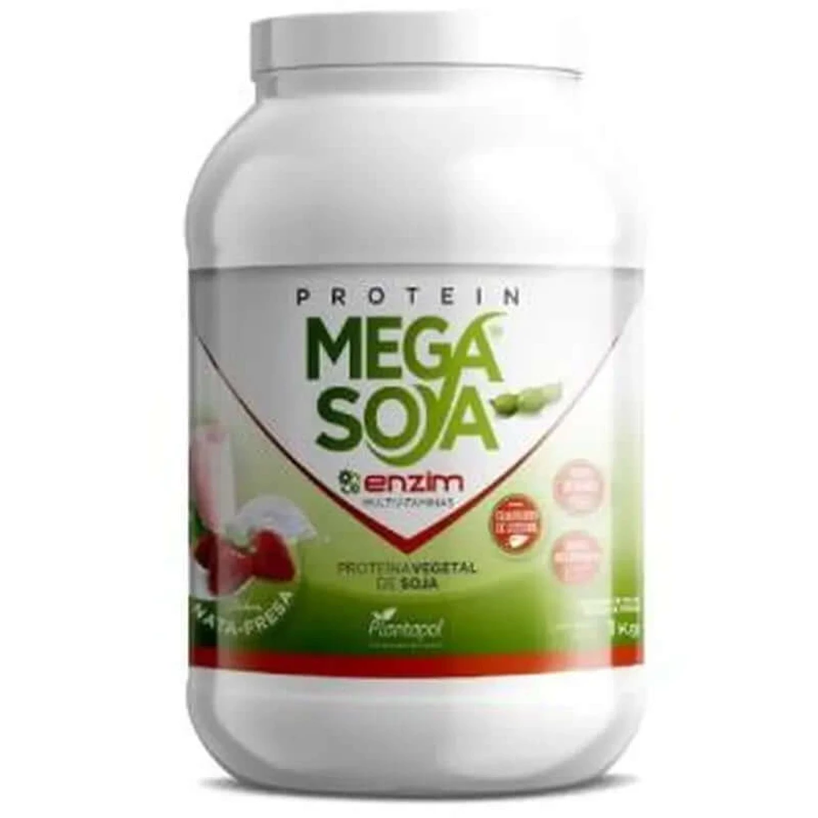 Plantapol Protein Mega Soya Soy Protein Cream-Strawberry1Kg