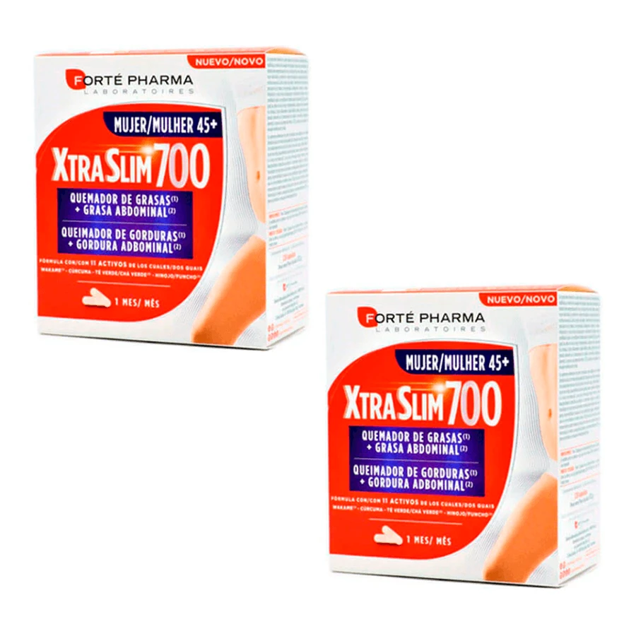 Forté Pharma Duplo Xtraslim700 Vrouw Vetverbrander + Buikvet 2 x 120 capsules