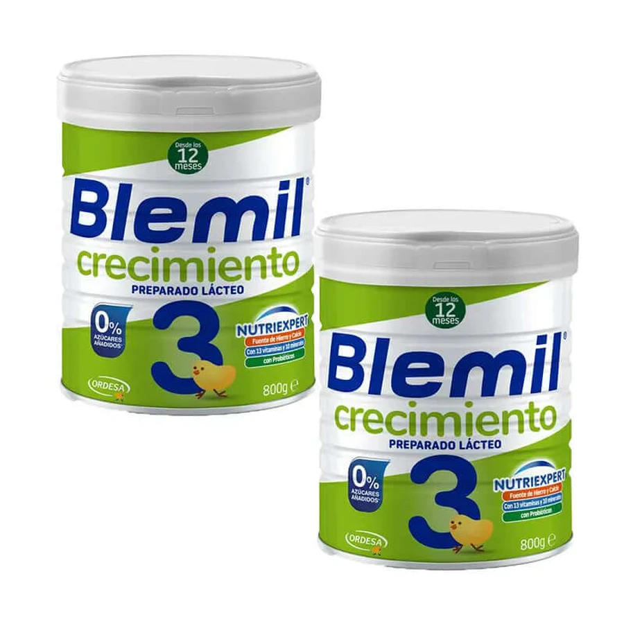 Blemil Plus 3 Growth 0% Sugar, 2x800 gr.
