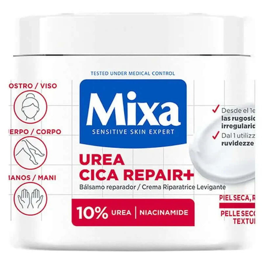 Mixa Urea Cica Repair+ Balsam naprawczy do skóry suchej, szorstkiej i nieregularnej 400 ml: ceny i cechy