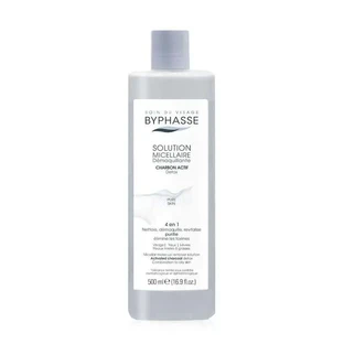 Byphasse Soluție micelară demachiantă cu cărbune activ, 500 ml