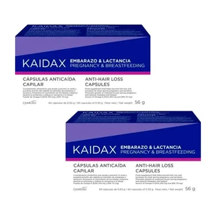 Kaidax Zwangerschap & Lactatie, verpakking 2 x 60 capsules
