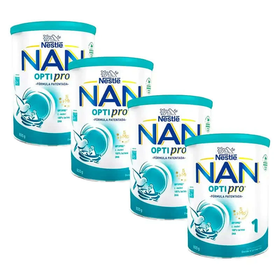 Nestlé Nan Optipro 1 Opstartmelk, 4X800 g