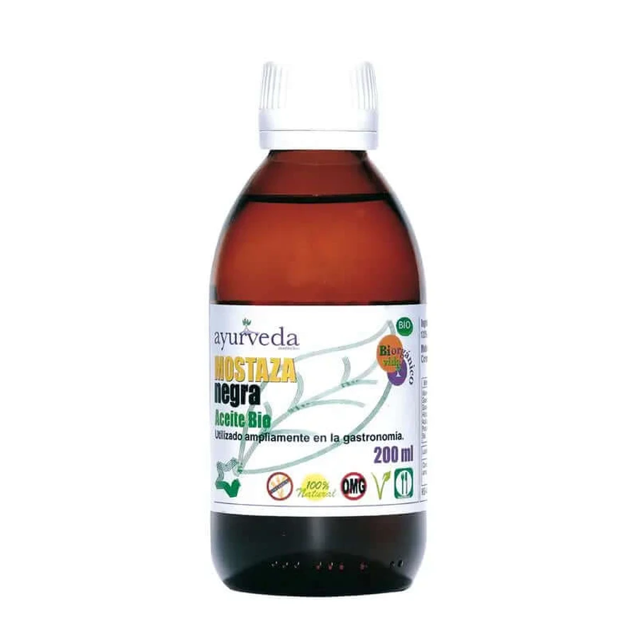 Ayurveda Huile de moutarde noire, 500 ml