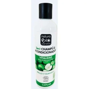 Naturabio Cosmetics Shampoo-Conditioner Shampoo 2In1 Vitaliteit 250Ml