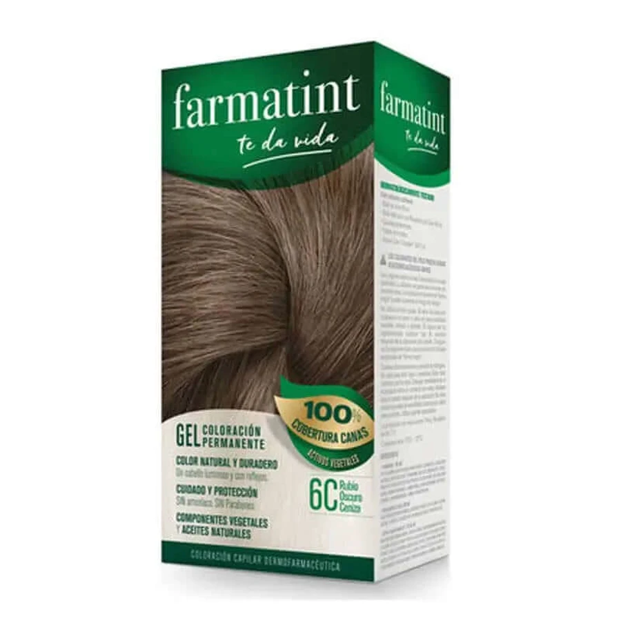 Farmatint 6C Gel Colorante Permanente Biondo Cenere Scuro