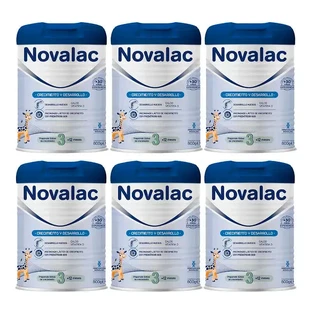 Novalac 3 Leche De Crecimiento, 6X800 Gr