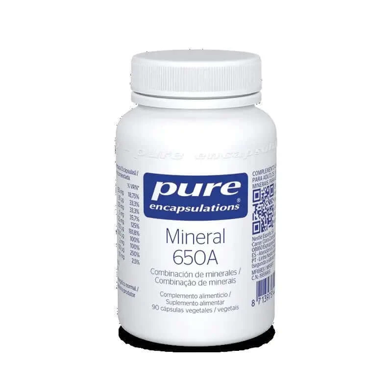 Pure Encapsulations Mineraal 650 A , 90 capsules