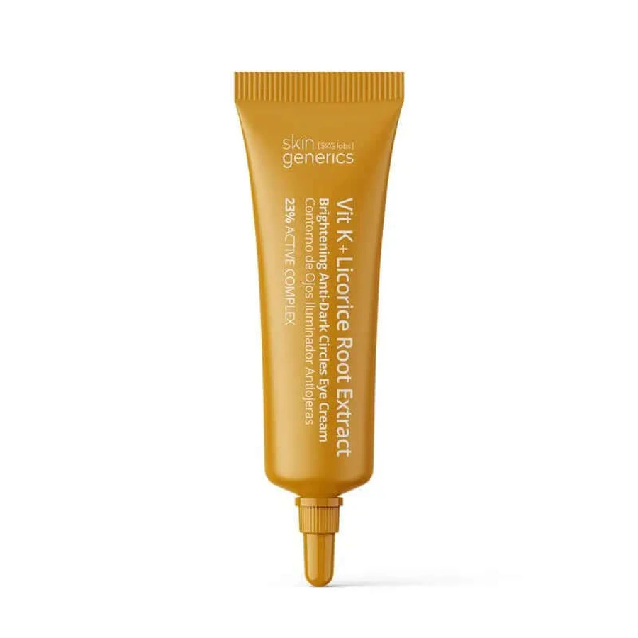 Skin Generics Vit K + Zoethoutwortelextract Verhelderende Anti-Donkere Kringen Oogcrème, 15 ml