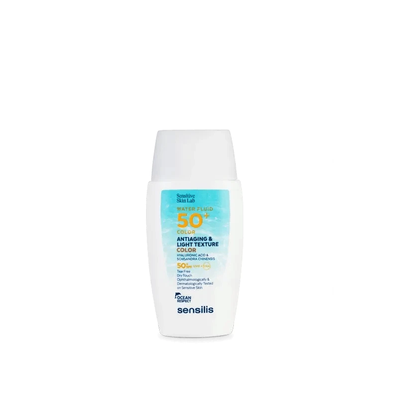 Sensilis Water Fluid SPF 50+ Anti-Aging Fluid met Kleur, 40 ml