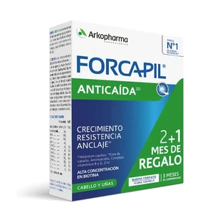 Arkopharma Forcapil Anti-Hair Loss, 60 tablets Pack 2+1