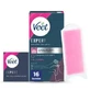 Veet Expert Strisce di cera depilatoria a freddo per ascelle, 16 strisce
