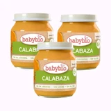 Babybio Kürbisglas, Packung 3 x 130 Gramm
