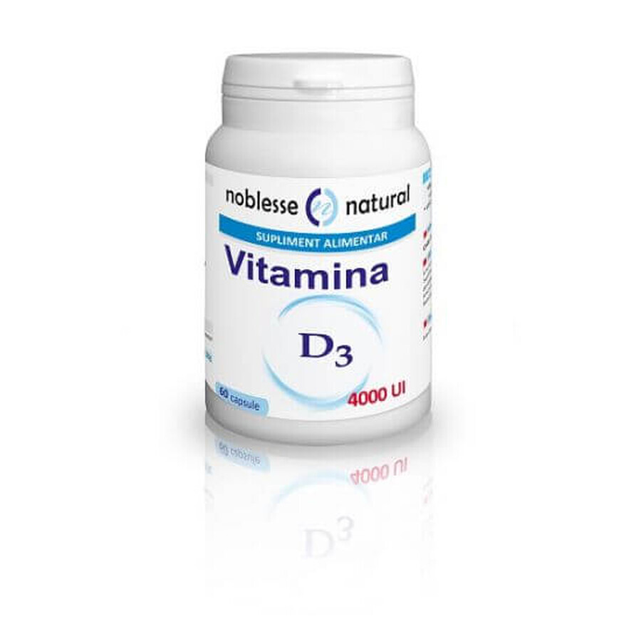 Vitamin D3, 4000 IU, 30 tablets, Noblesse