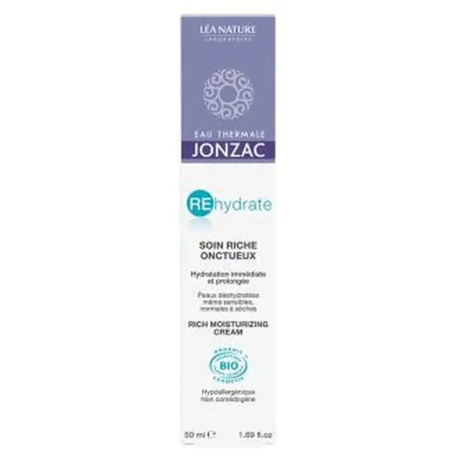 Jonzac Eco-Bio Rehydrate Rich Feuchtigkeitscreme 50Ml Bio