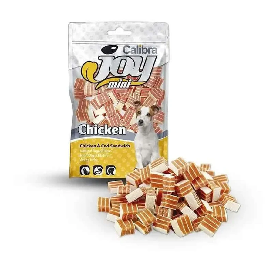 Calibra Joy Dogs Mini sandwich morue-poulet 70Gr
