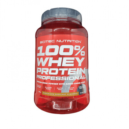 Whey Protein Professional Chocolade Hazelnoot, 920 gram, Scitec Nutrition