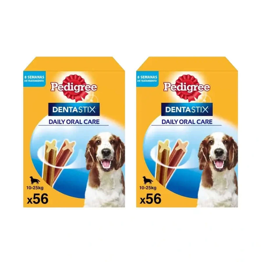 Dentastix Pedigree Medium Pack, 2X56Stück.
