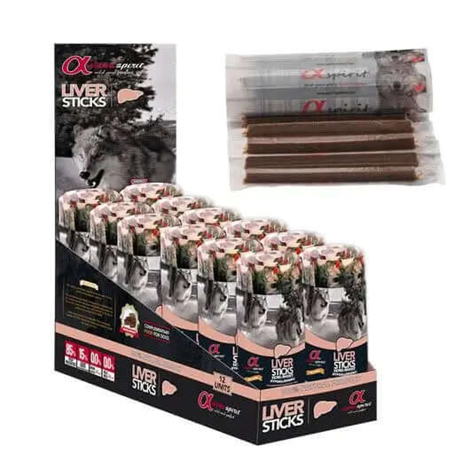 Alpha Spirit Kynologisch Lever 12X160Gr Doos