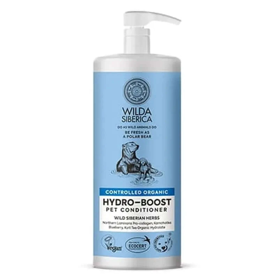Wilda Siberica Hydro-Boost Conditionneur pour animaux de compagnie, 1L