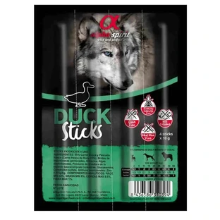 Alpha Spirit Canine Duck Sticks 16X4Packs