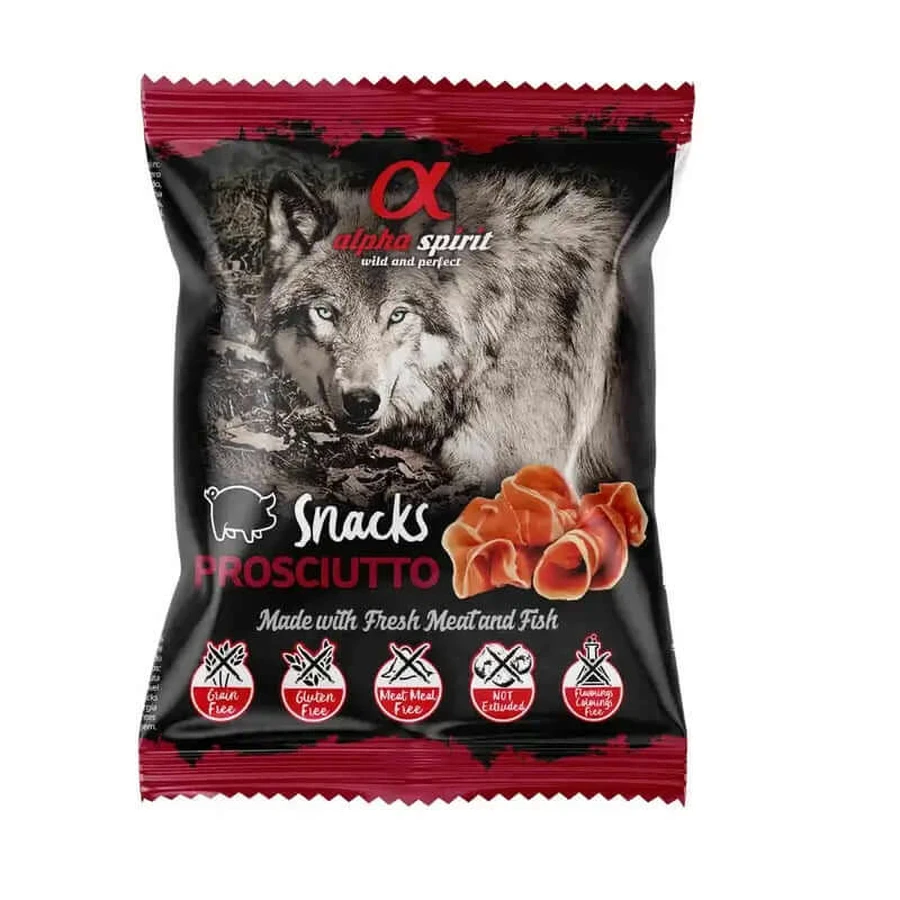Alpha Spirit Canine Ham Snacks 24X50Grs: ceny i cechy