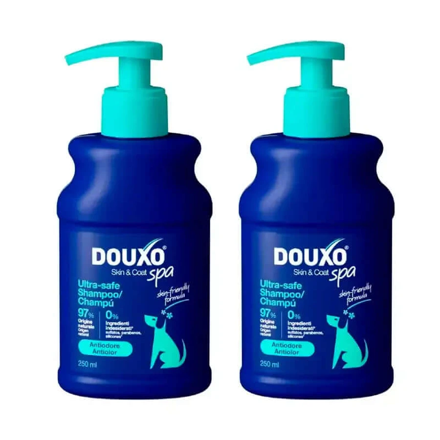 Douxo Huid & Vacht Spa Anti-Pijn Shampoo Voor Honden, Pak 2 x 250 ml