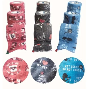 Benda coesiva Fun Strap 10Cmx4,5M, 4 X Model, 12Ud