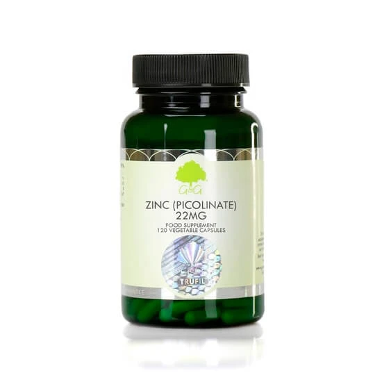 Zink (picolinaat) 22mg, 120 capsules, G&G