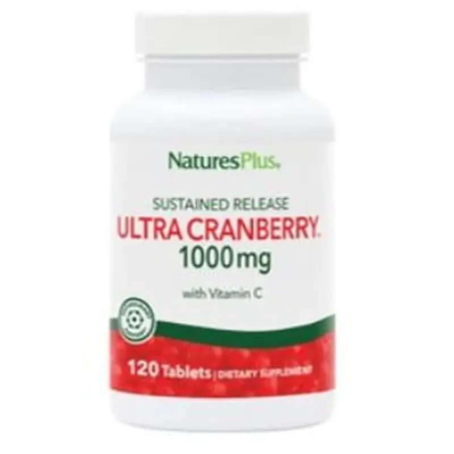 Natures Plus Ultra Cranberry 1000Mg, 120 Comprimidos