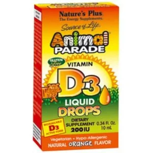 Natures Plus Animal Parade Vit.D3 Druppels, 10ml