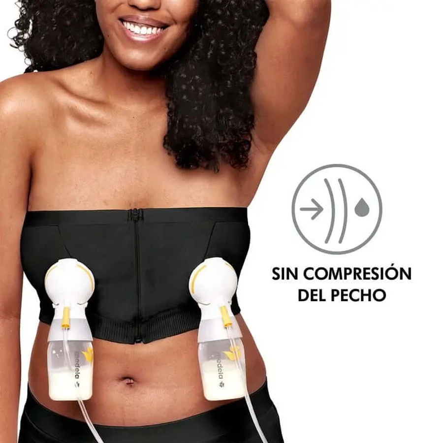 Medela Top Hands Free Black Xl, 1 Stk.