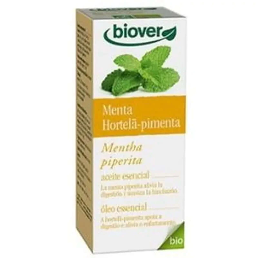 Biover Menthe Poivrée Huile Essentielle Bio 10Ml