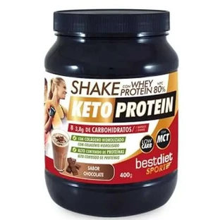 Keto Protein Shake Proteină din zer 80% aromă de ciocolată 400Gr