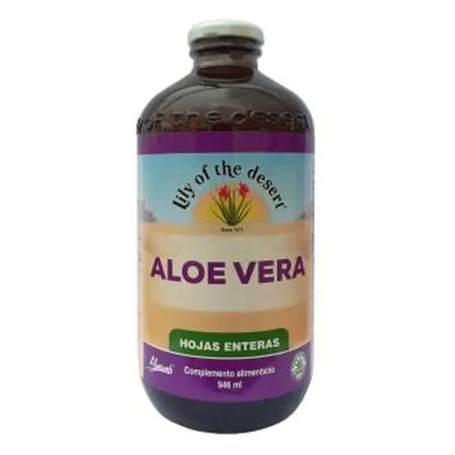 Lelietjes-van-de-Woestijn Aloë Vera Eco Geheel Bladsap 946Ml