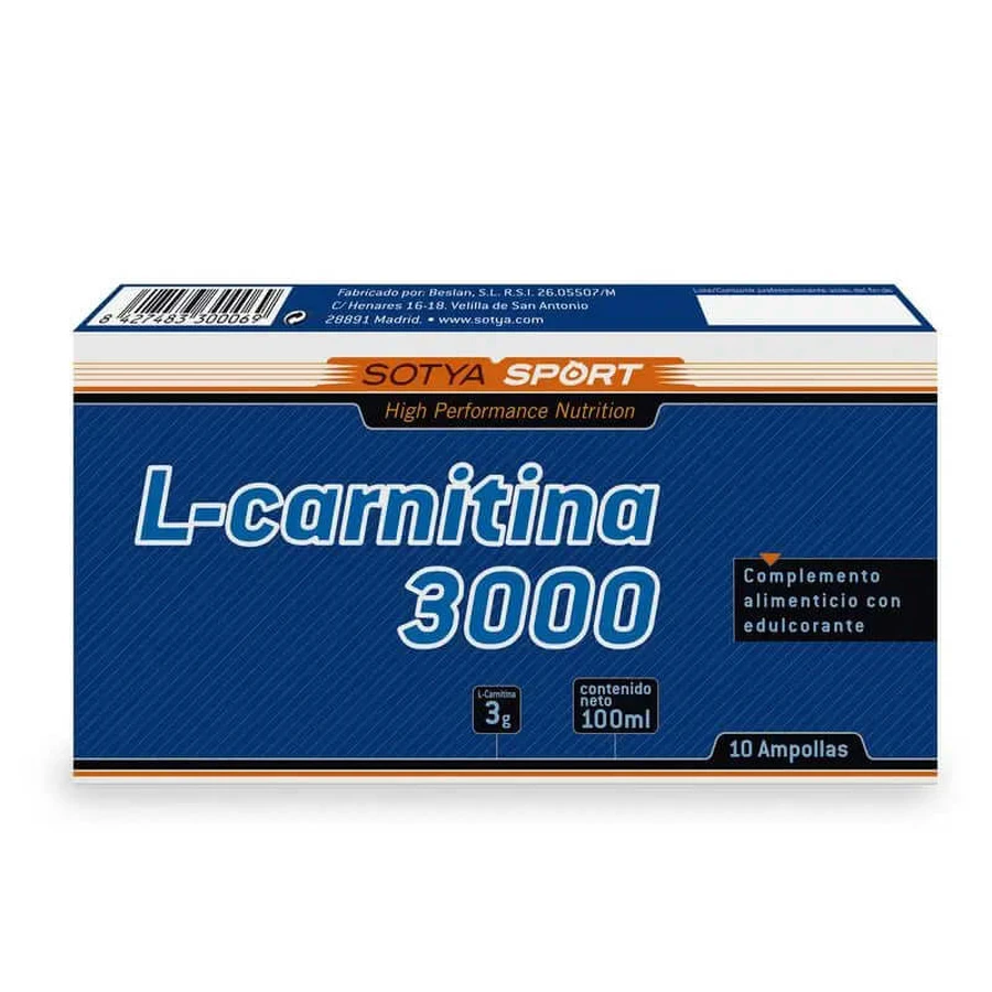 Sotya L-Carnitine, 10 Ampullen van 3000 Mg