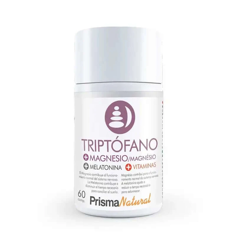 Prisma Natuurlijke Tryptofaan + Mg + Melatonine, 60 Tabletten