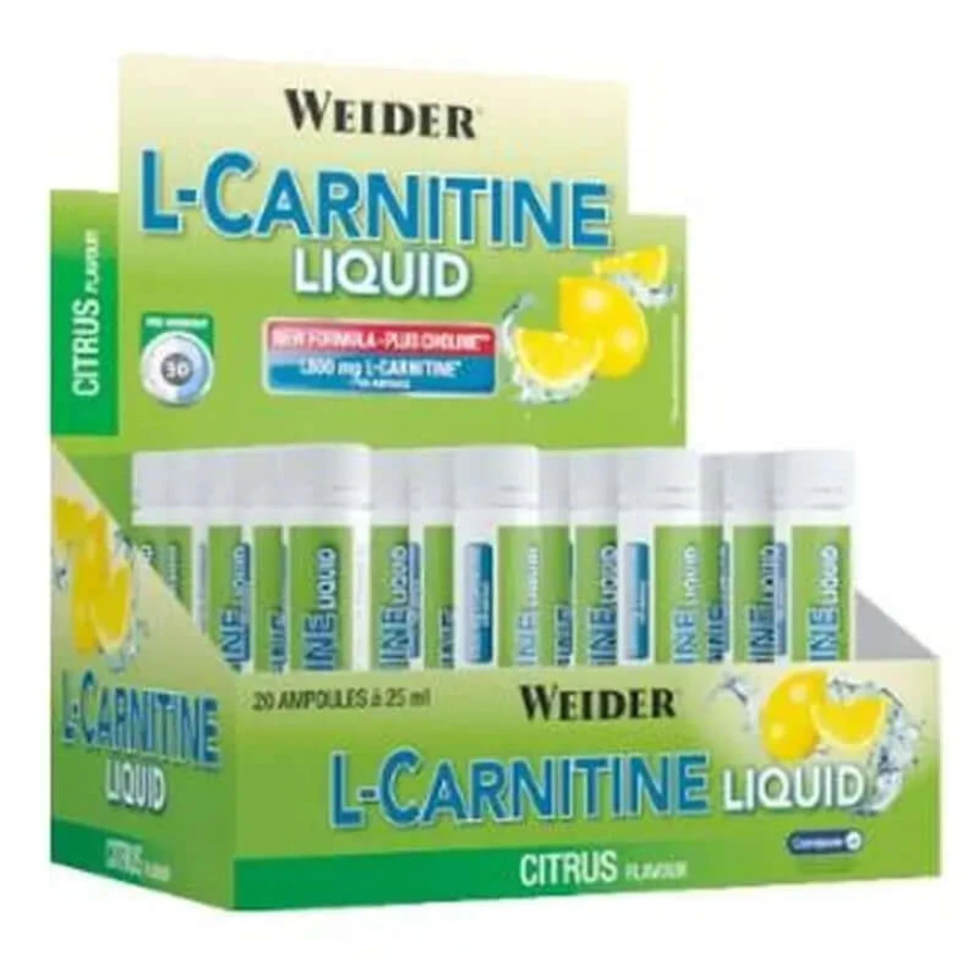 Weider Weider L-Carnitina Sabor Limon 20Amp