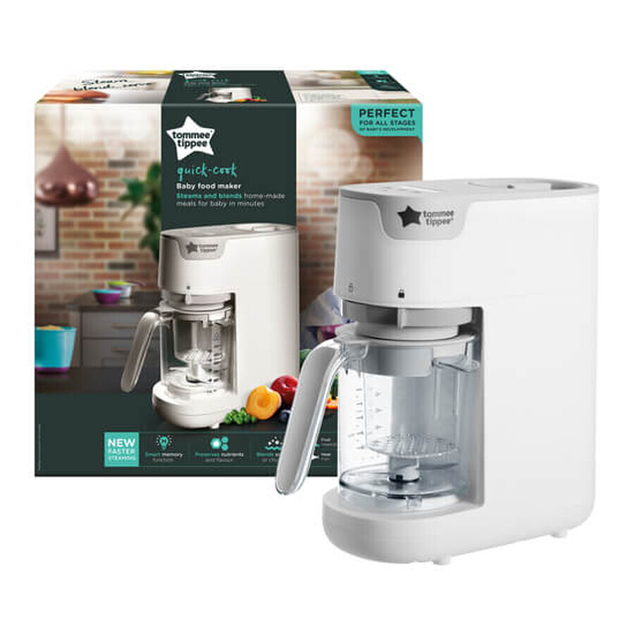 Pentola rapida con vapore e frullatore, White, Tommee Tippee