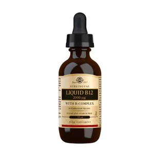 Solgar Vitamina B12 líquida con complejo B, 59 ml