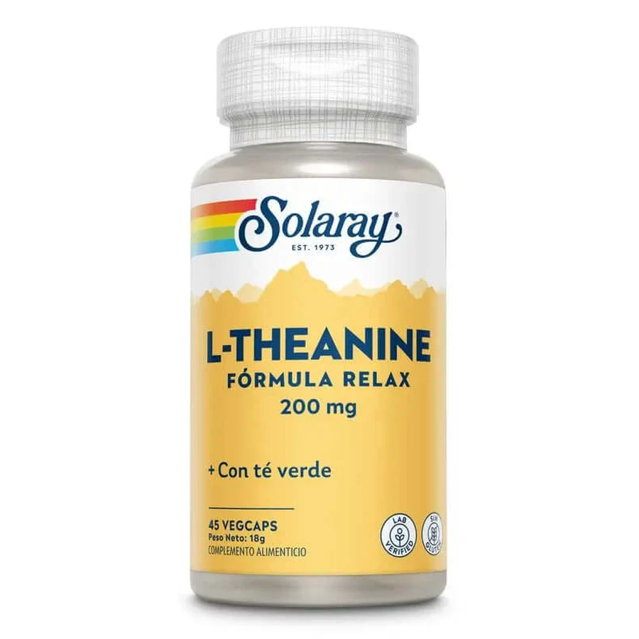 Solaray L Teanina 200 Mg, 45 Capsule