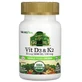 Natures Plus Garden Vitamin D3&K2, 60 Capsules