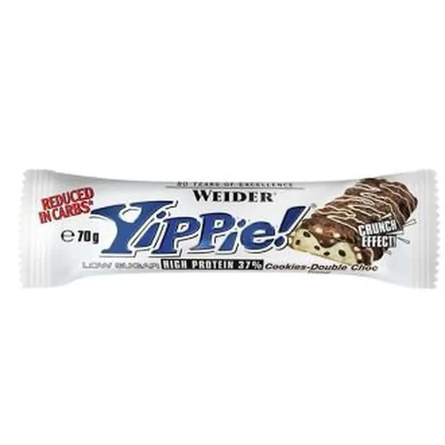Weider Yippie Weider Barritas Cookies-Choco 12Ud. 45Gr: ceny i cechy