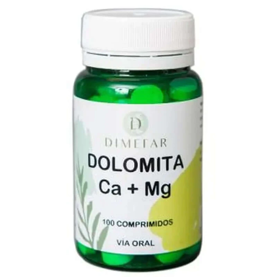 Dimefar Dolomite Ca + Mg 800Mg.100Comp