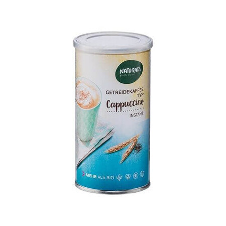 Instant eco cappuccino koffie met granen, 175 g, Naturata